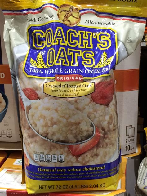 coaches oatmeal costco.